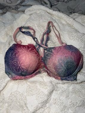 PINK Victoria's Secret Racerback Front Clip Push-Up Bra